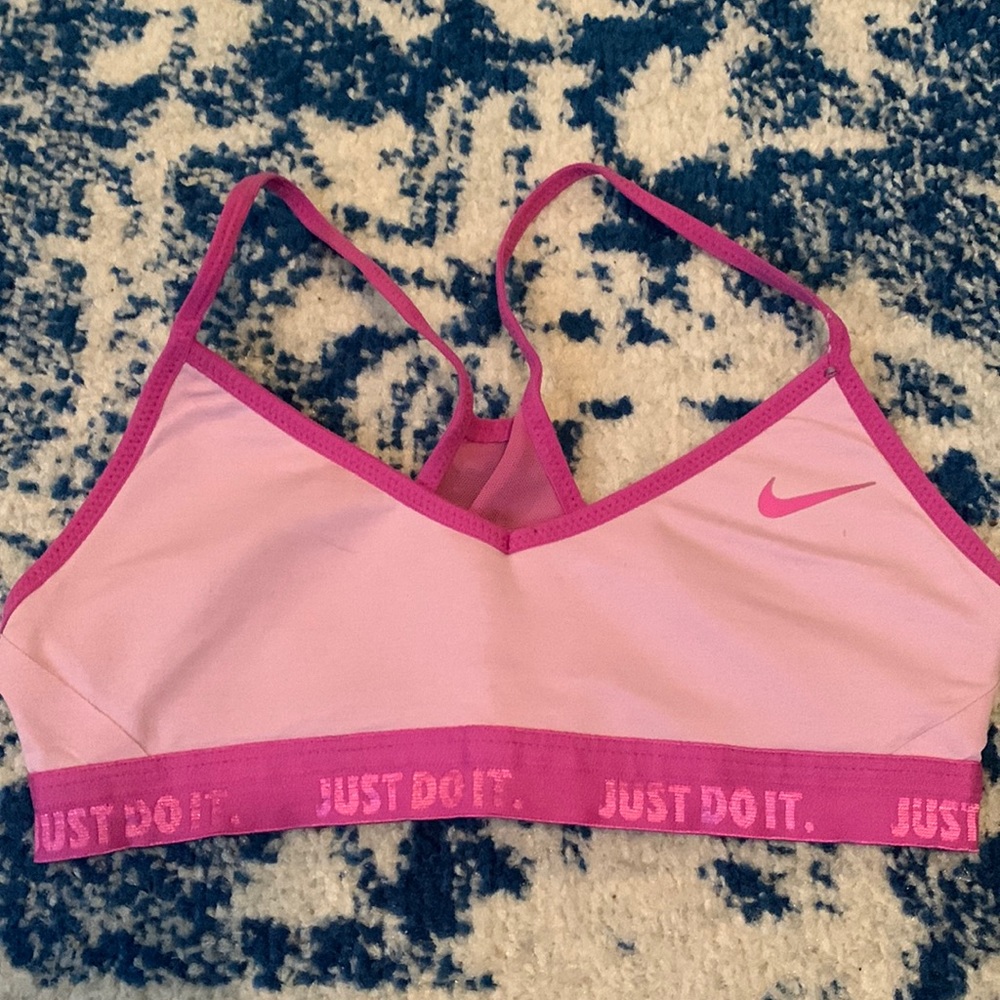 Pink Nike Sports Bra